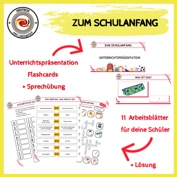 Zum Schulanfang