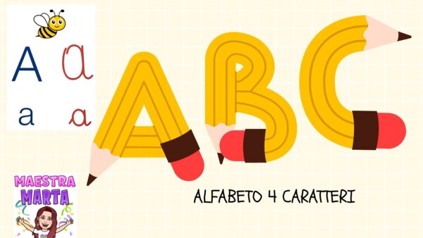 Alfabeto da parete 26 lettere