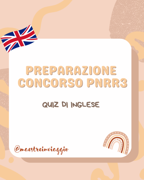 QUIZ INGLESE