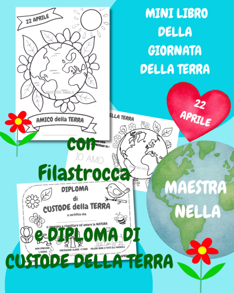 mini libro Giornata della TERRA
