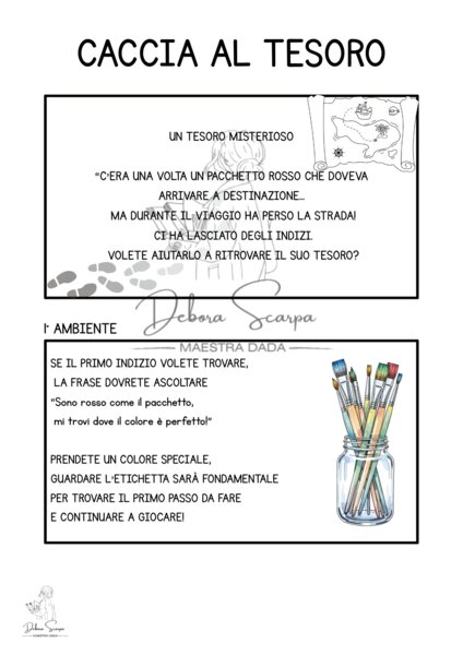 CACCIA AL TESORO PACCHETTO ROSSO