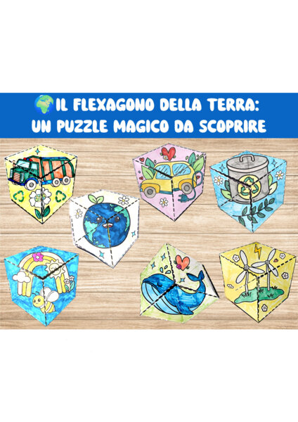 Gira, Piega, Scopri: Il Flexagon della Giornata della Terra