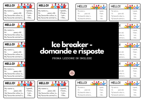 Ice breaker - domande e risposte (prima lezione in inglese)