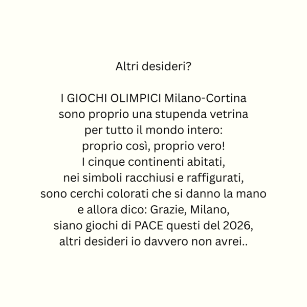 FILASTROCCA GIOCHI OLIMPICI