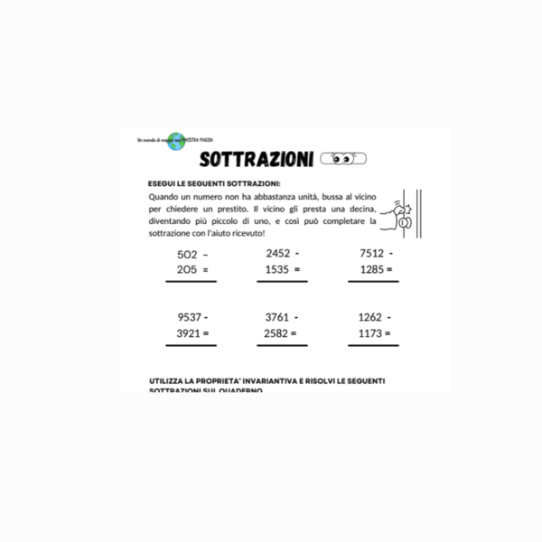 Sottrazioni