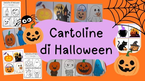 Halloween: Cartoline Creative MAESTRA PIERA