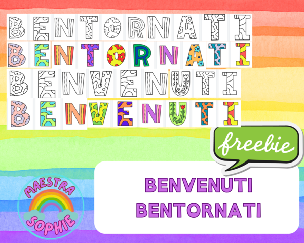 CARTELLI BENVENUTI E BENTORNATI