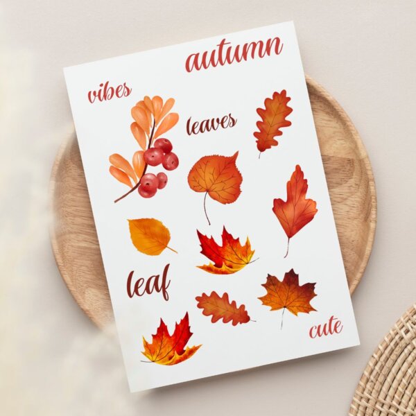 Stickers foglie autunnali