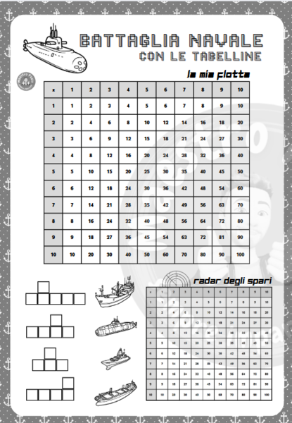 Battaglia navale delle tabelline
