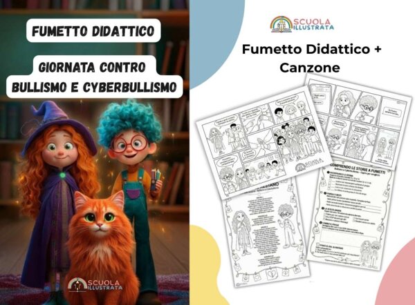 Fumetto didattico + canzone contro il bullismo e il cyberbullismo