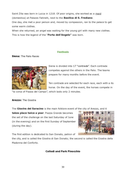 5^ CLIL GEO: Italy's Central Regions / CLIL GEO: Le regioni dell'Italia Centrale