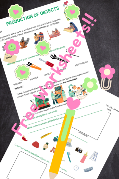 Clil - Primary School - Technology;Production of Objects