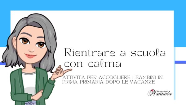 Rientrare a scuola con calma
