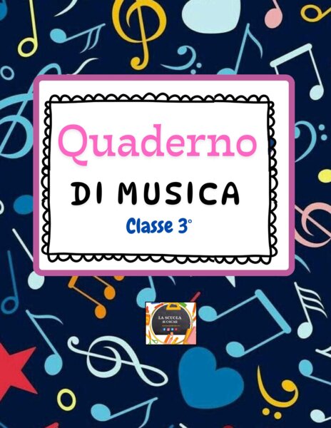 Quaderno di Musica per la Classe 3ª con kit 28 schede per fare attività