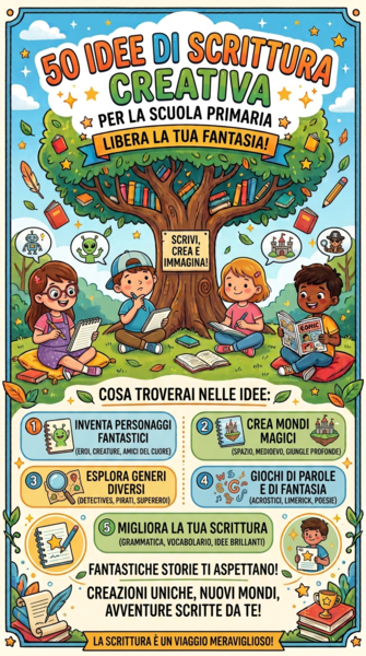 50 idee di scrittura creativa per la scuola primaria (1^-5^)