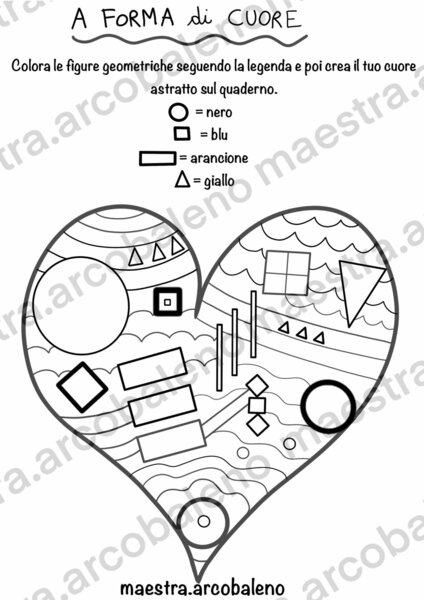 A forma di cuore