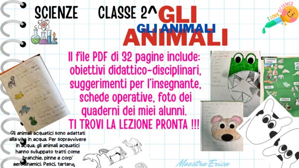 Kit Scienze Classe 2ª – Gli Animali (Parte 2): Habitat, Alimentazione e Movimen