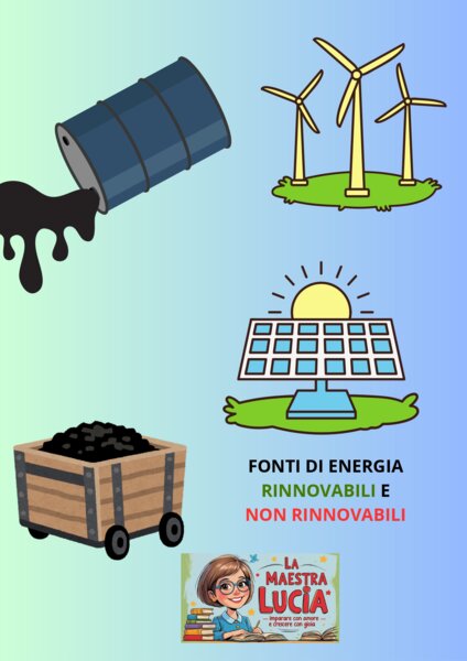 FONTI DI ENERGIA RINNOVABILI E NON RINNOVABILI