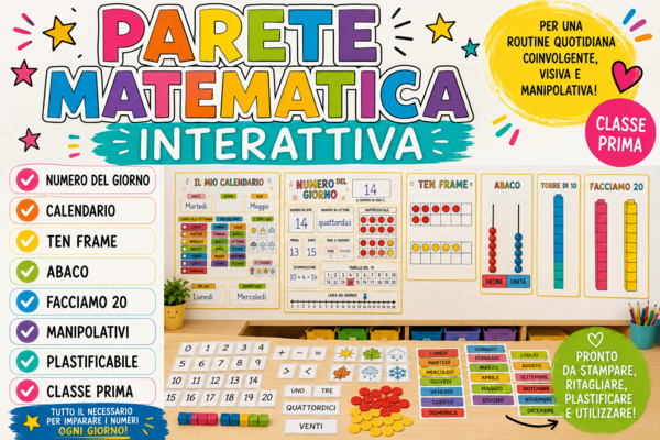 Parete Matematica Interattiva – Classe Prima