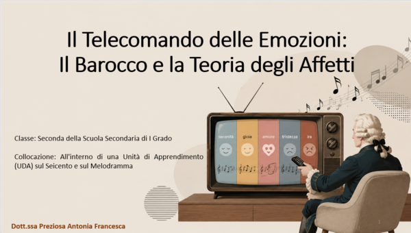 "Il Telecomando delle emozioni" (Teoria degli Affetti)