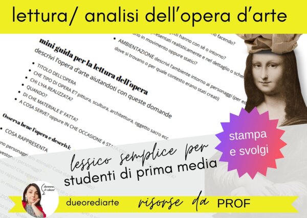 mini-guida alla lettura dell'opera 1^media