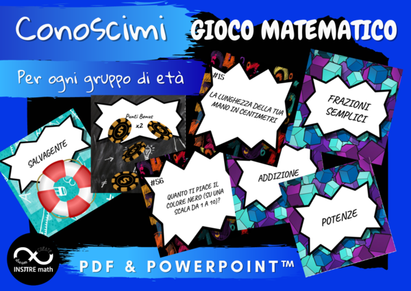 Conoscimi – GIOCO MATEMATICO – Matematica su di me – Ritorno a scuola