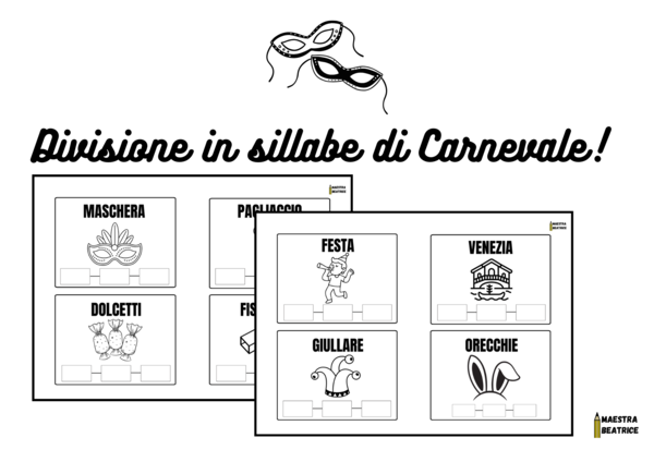 DIVISIONE IN SILLABE DI CARNEVALE