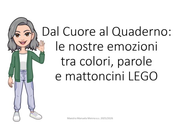 Dal Cuore al Quaderno: le nostre emozioni tra colori, parole e mattoncini LEGO