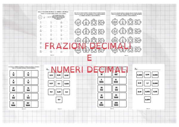 LE FRAZIONI DECIMALI E I NUMERI DECIMALI