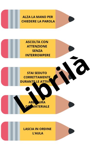 REGOLE IN CLASSE