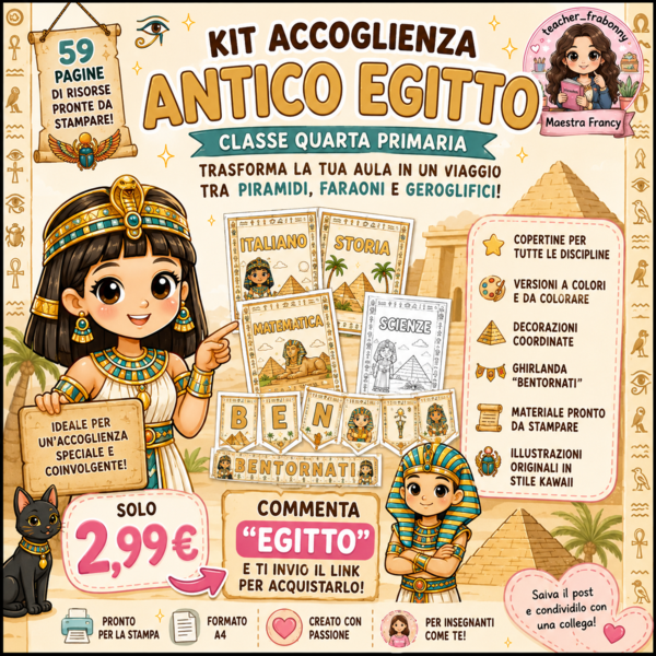 kit didattico Egitto