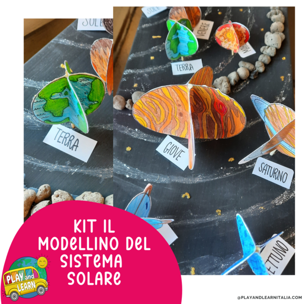 KIT MODELLINO SISTEMA SOLARE PER BAMBINI