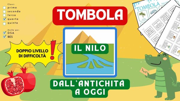 GLI EGIZI - IL FIUME NILO -TOMBOLA