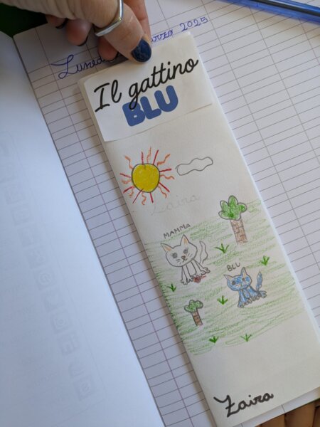 Giornata mondiale dell autismo : labpook storia del gattino blu con lavoro a stazioni