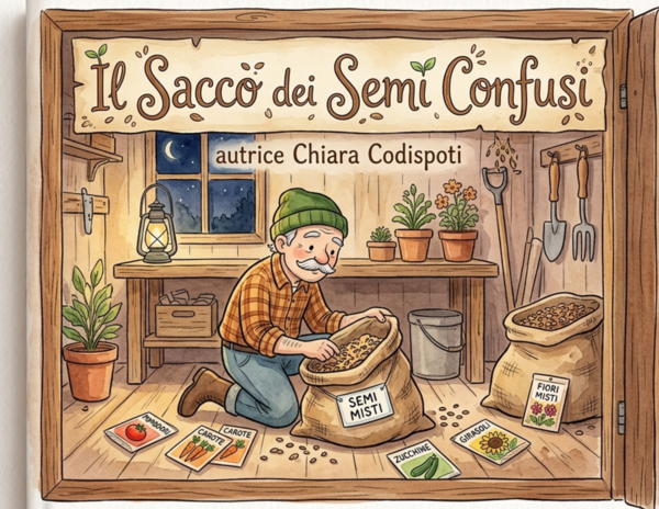 "Il Sacco dei semi confusi" un racconto per imparare lo spazio delle lettere in corsivo