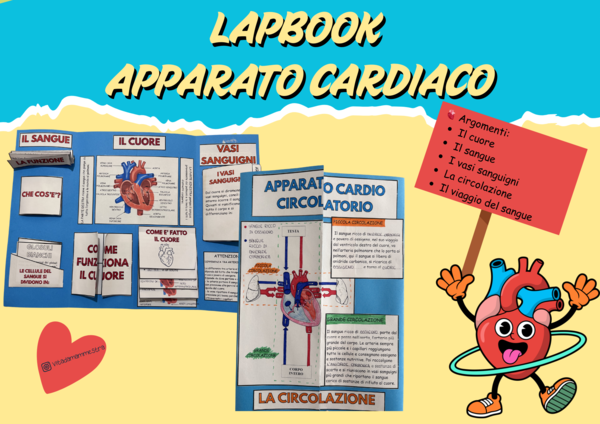 LAPBOOK: IL SISTEMA CARDIACO - SCIENZE - di Vita da mammestra