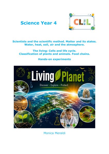 CLIL Science classe 4^
