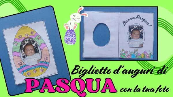 BIGLIETTO DI PASQUA con la tua foto