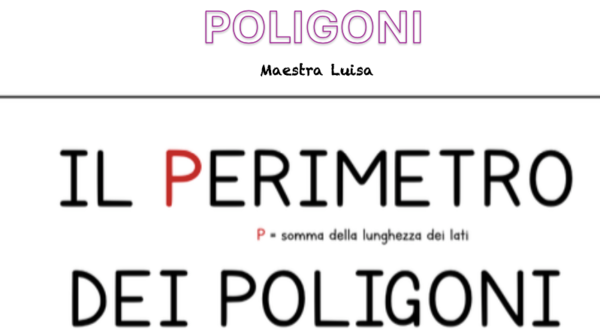 FORMULE PERIMETRO POLIGONI