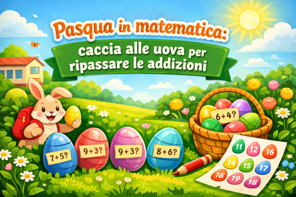 Pasqua in matematica: caccia alle uova per ripassare le addizioni