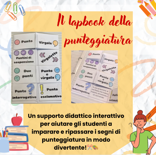 Lapbook punteggiatura - italiano classe terza