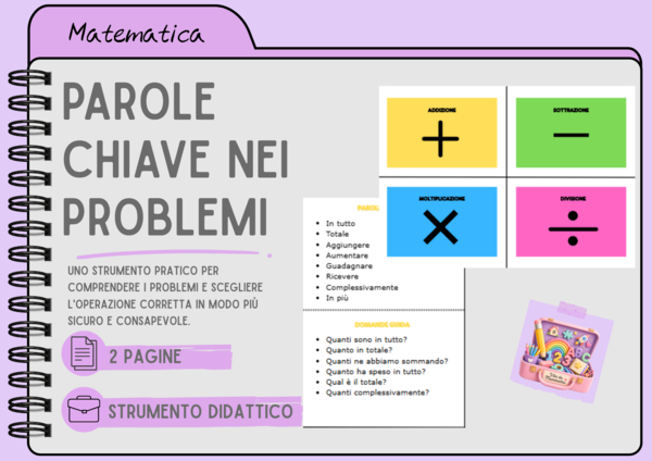 PAROLE CHIAVE NEI PROBLEMI di Vita da Mammestra