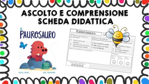 Il paurosauro - scheda didattica comprensione