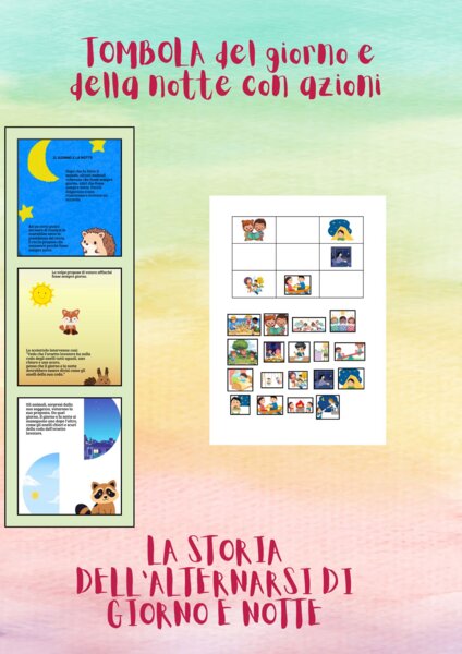 Attività “il giorno e la notte” e gioco della tombola