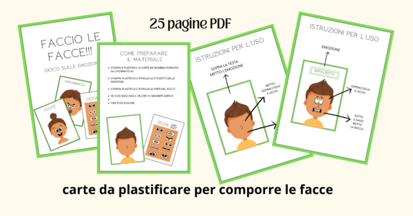 FACCIO LE FACCE - GIOCO SULLE EMOZIONI