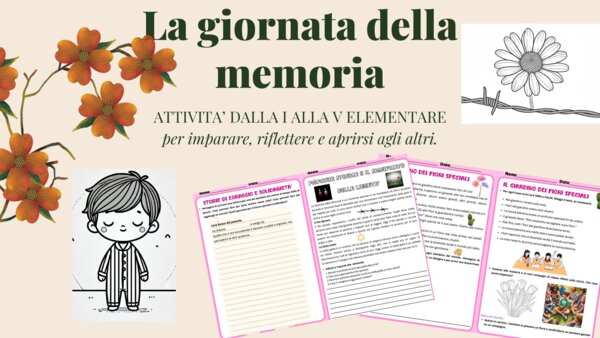 Giornata della memoria attivita' dalla I alla V elementare