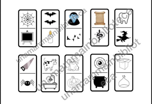 Attività sulle rime ( Il Domino di Halloween)