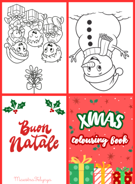 MINI COLOURING BOOK NATALE