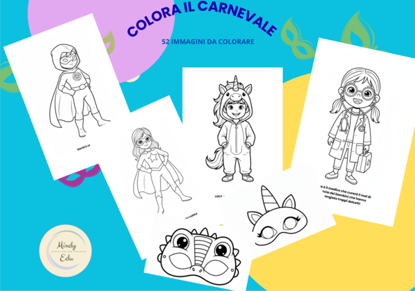 COLORA IL CARNEVALE IN 52 IMMAGINI: TRAVESTIMENTI, FANTASIA E MASCHERE TRADIZIONALI
