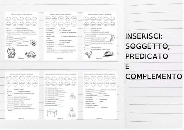 SOGGETTO, PREDICATO E COMPLEMENTO OGGETTO